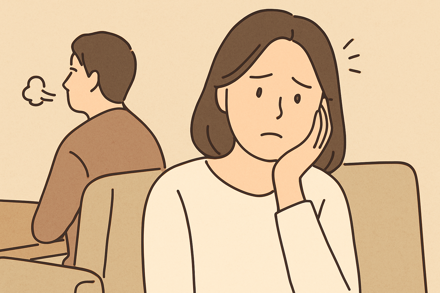 何も言ってないのに、責められてるみたいだった